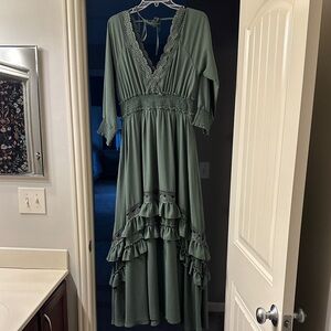 Baltic Born Sage Long Sleeve Dress